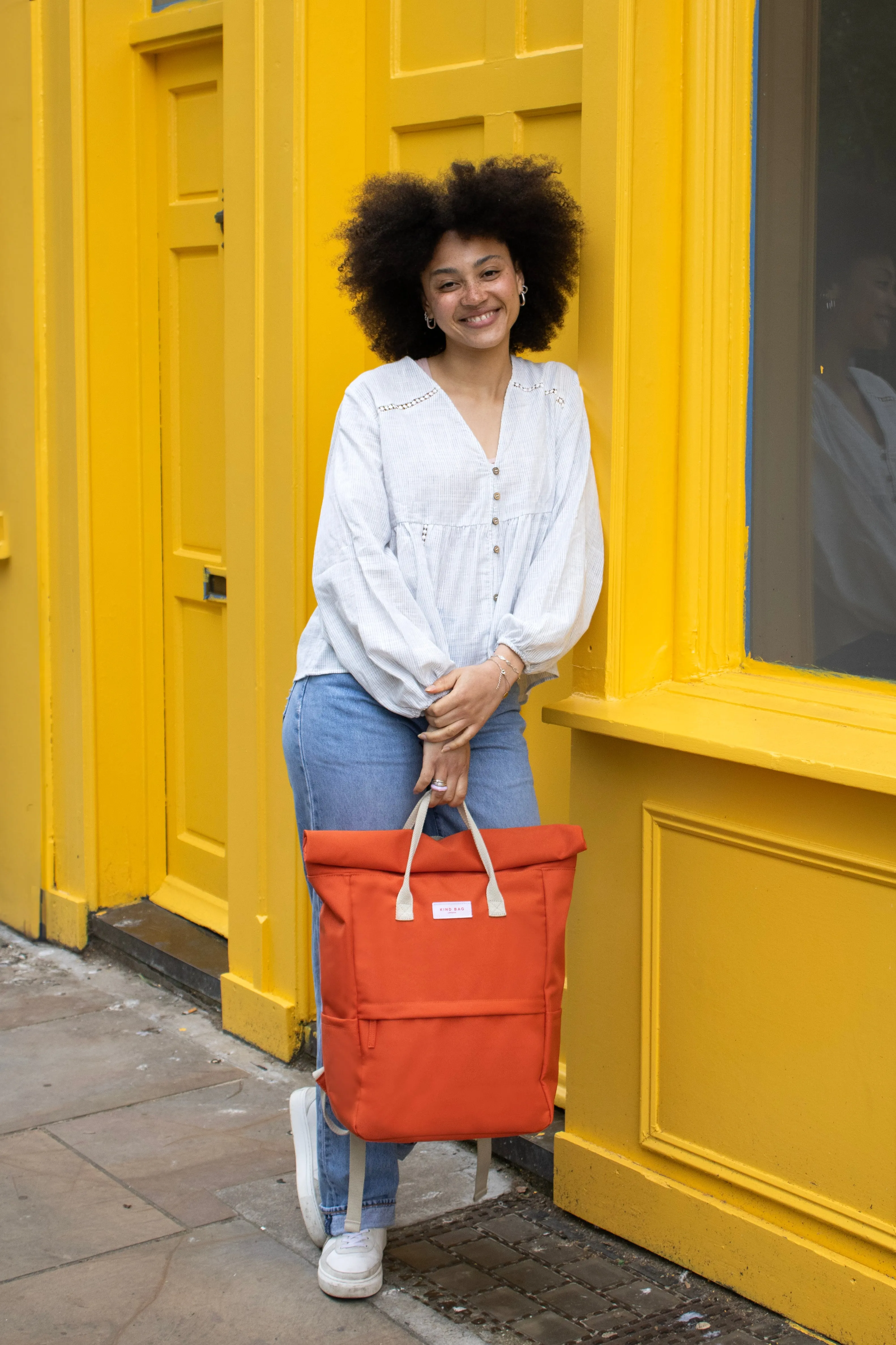 Burnt Orange | Hackney Backpack | Large sold by Kind Bag product image thumbnail 5