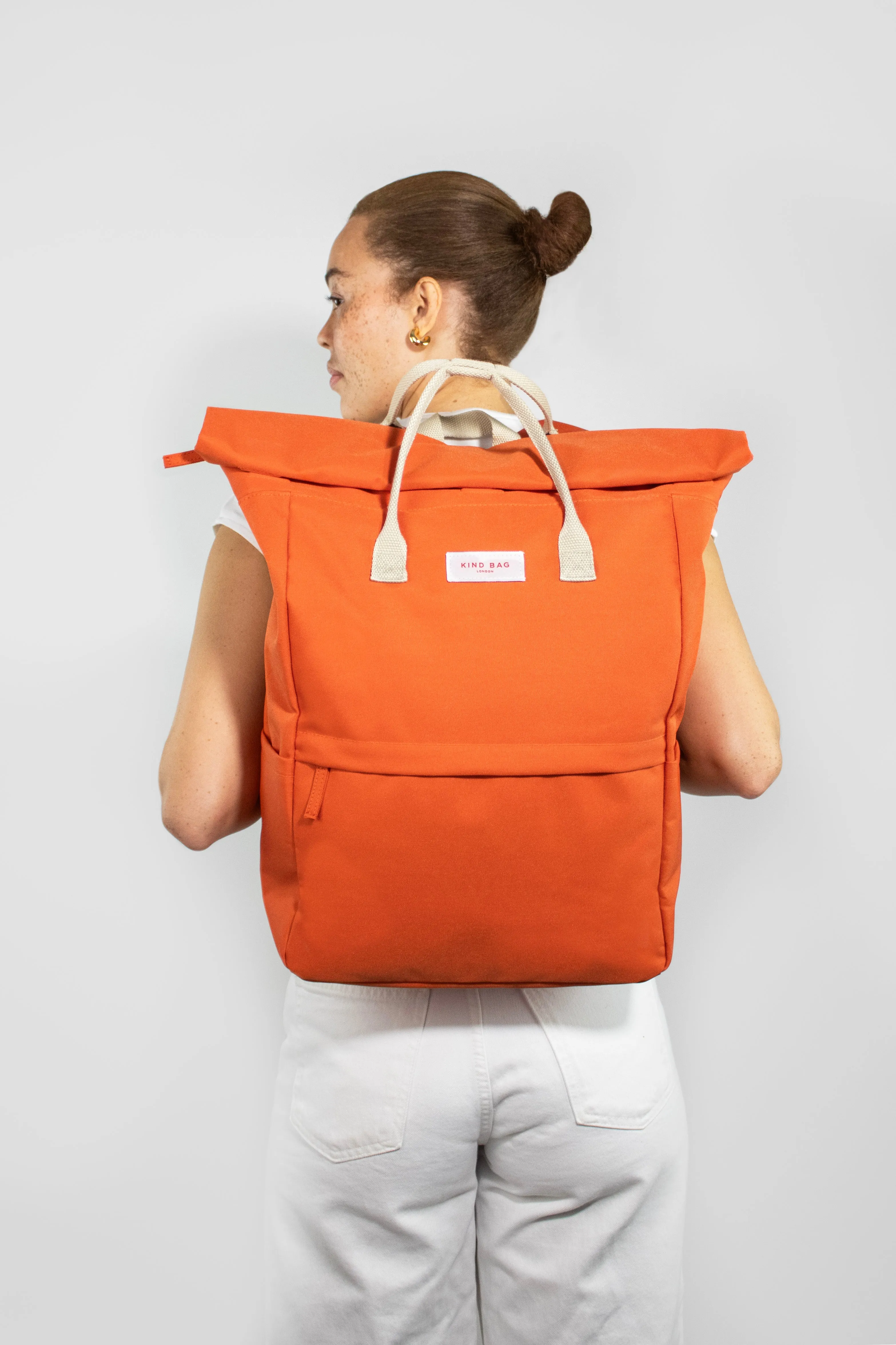 Burnt Orange | Hackney Backpack | Large sold by Kind Bag product image thumbnail 4