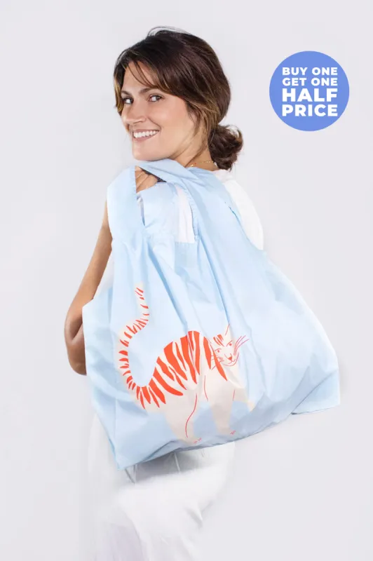 Cat | Medium Reusable Bag sold by Kind Bag