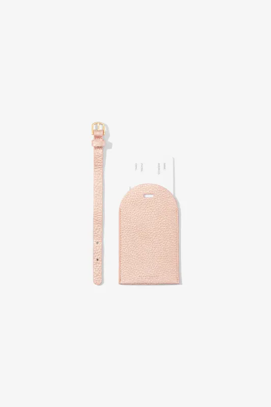 HALE LUGGAGE TAG - ROSE GOLD sold by Kinnon