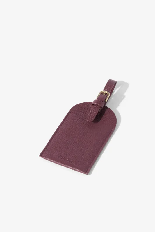 HALE LUGGAGE TAG - BORDEAUX sold by Kinnon