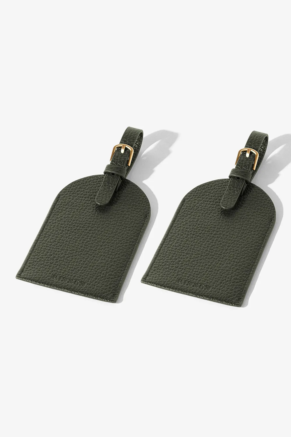 HALE LUGGAGE TAG DUO - OLIVE sold by Kinnon