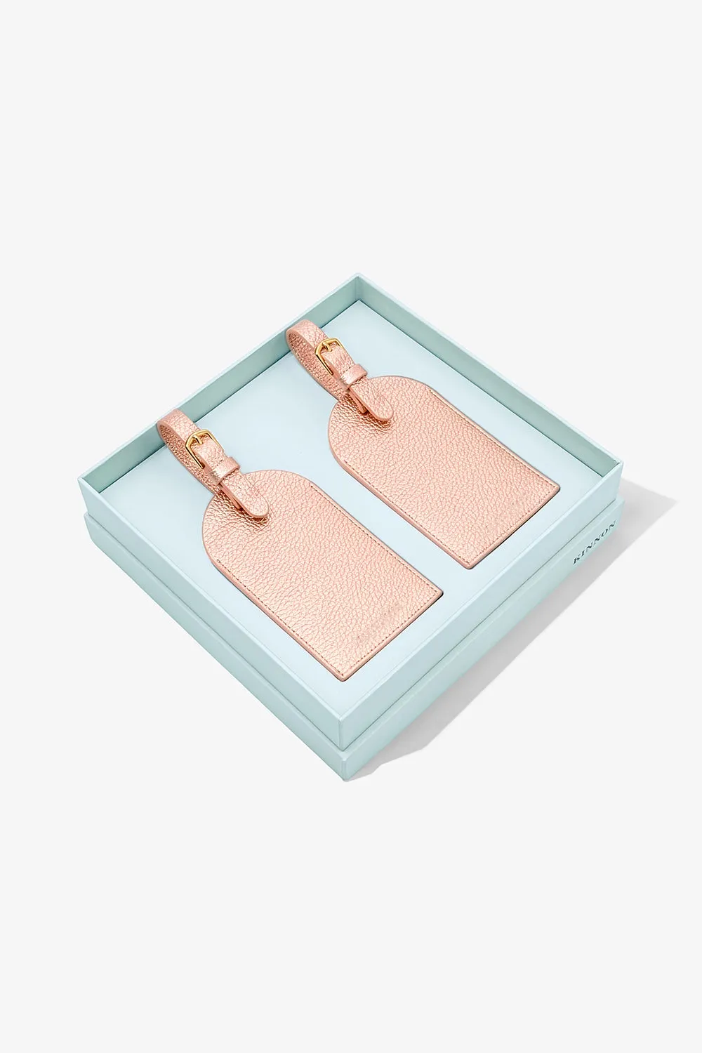 HALE LUGGAGE TAG DUO - ROSE GOLD sold by Kinnon product image thumbnail 3