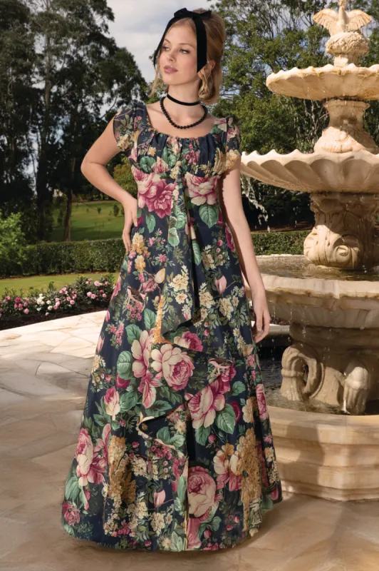 Tapestry Maxi Floral Dress sold by Kitten D'Amour