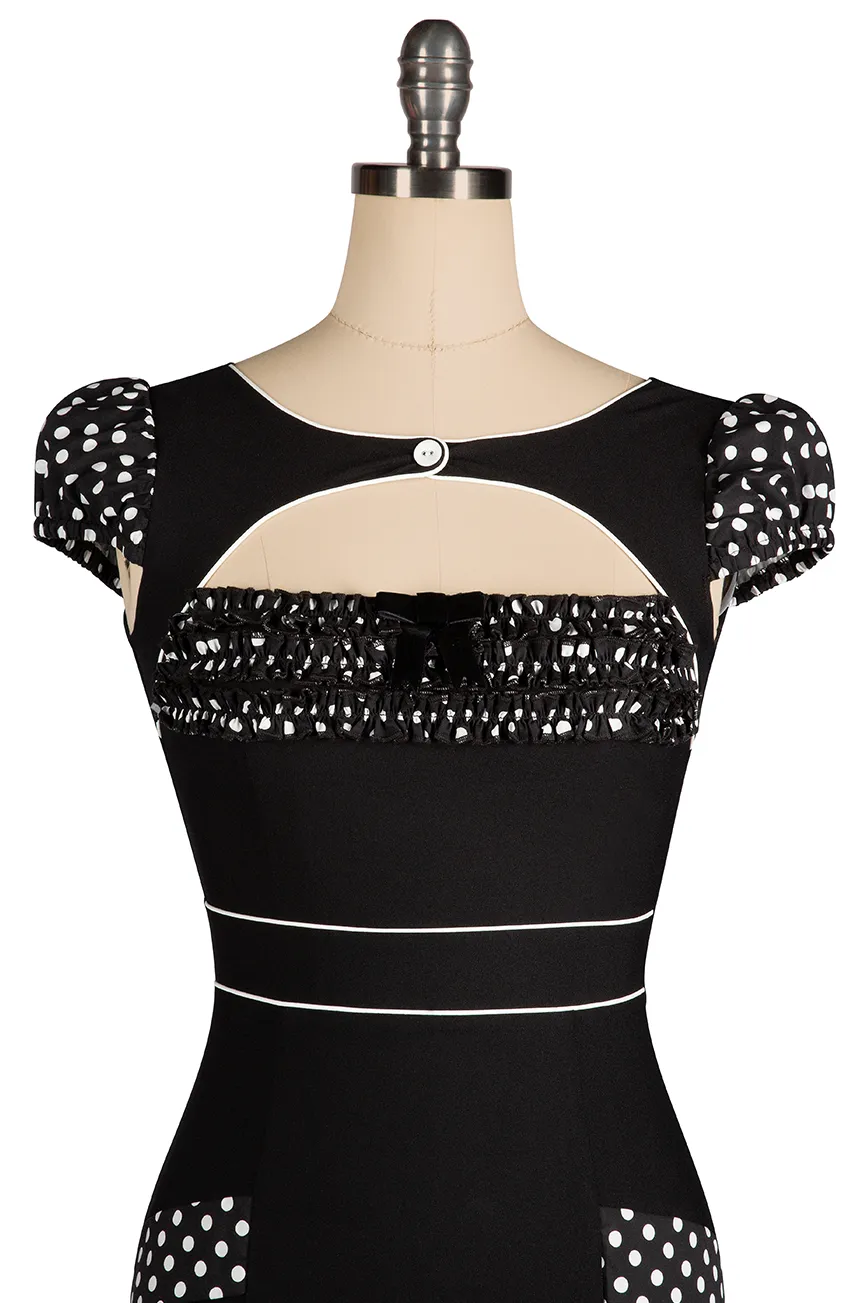 Cosette Ruffle Wiggle Dress sold by Kitten D'Amour product image thumbnail 5