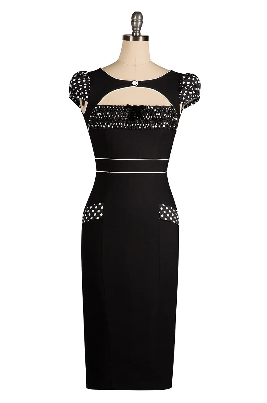 Cosette Ruffle Wiggle Dress sold by Kitten D'Amour product image thumbnail 2