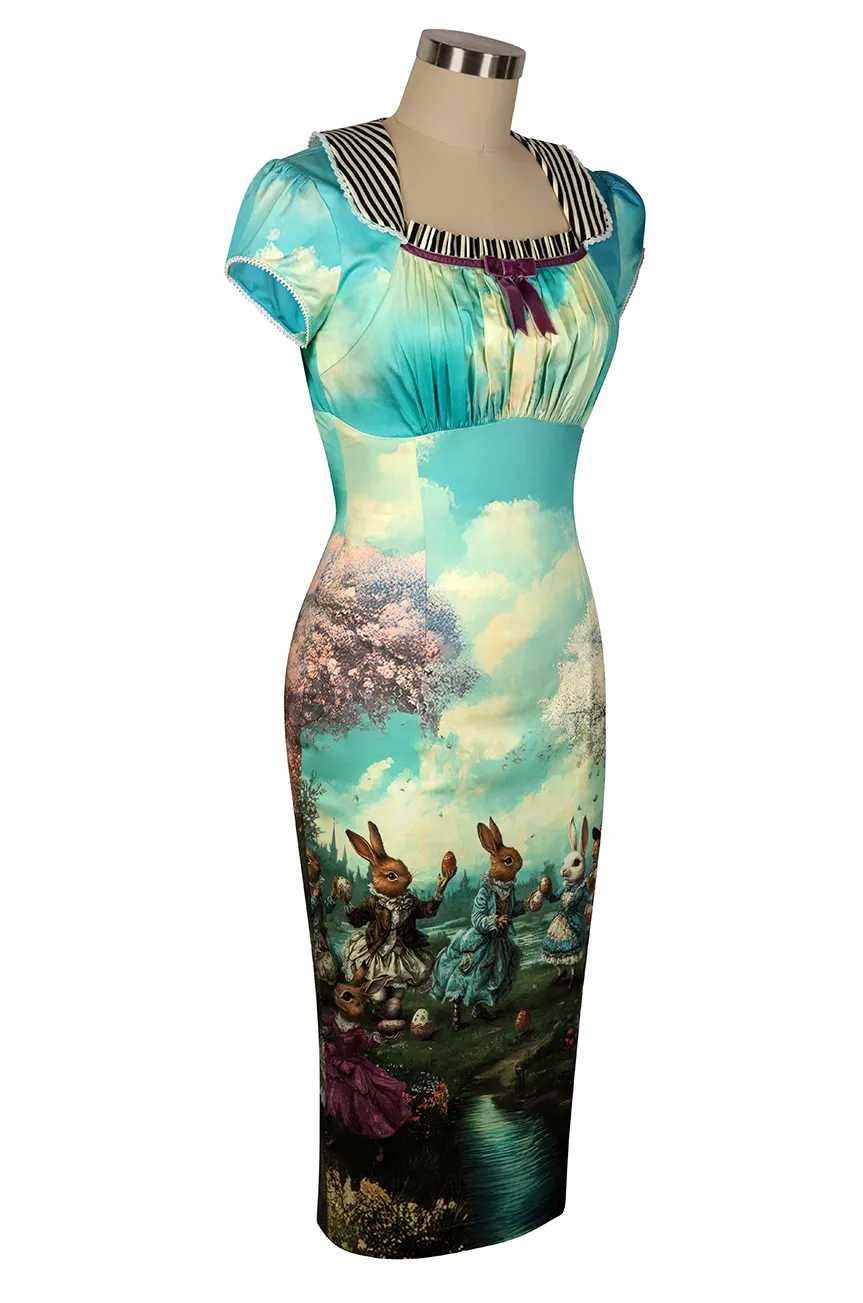 Once Upon A Time Wiggle Dress sold by Kitten D'Amour product image thumbnail 4