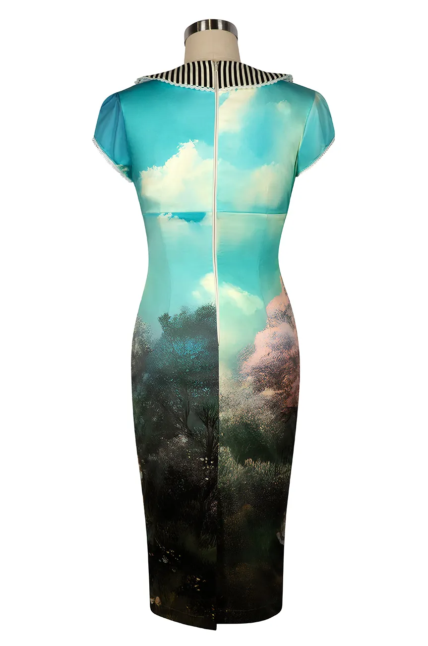 Once Upon A Time Wiggle Dress sold by Kitten D'Amour product image thumbnail 5