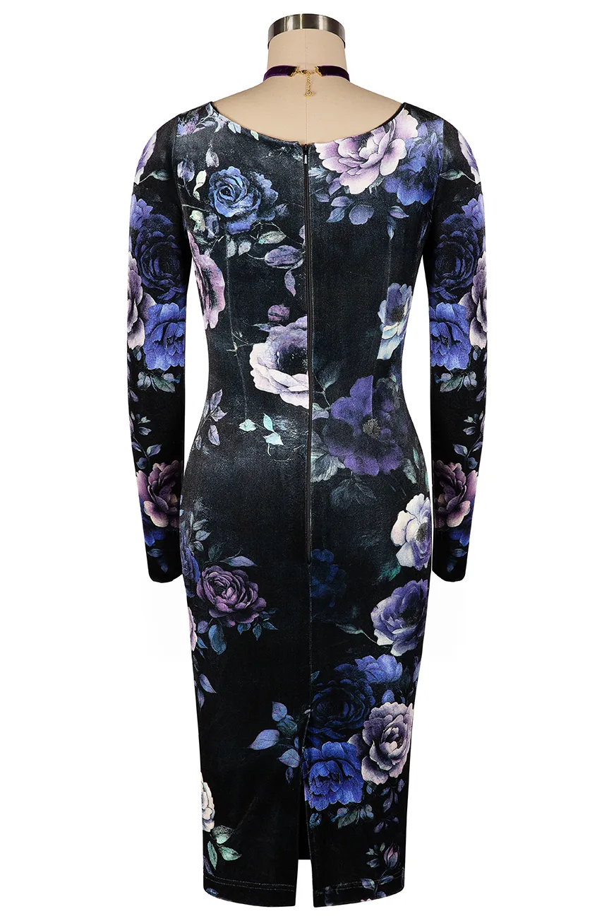 La Fleur Mystique Wiggle Dress sold by Kitten D'Amour product image thumbnail 5