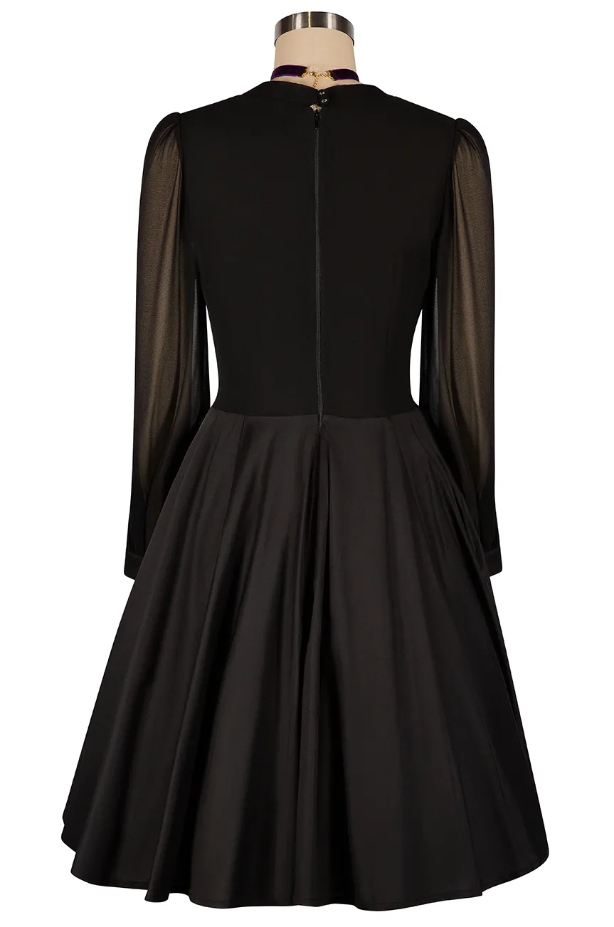 La Fleur Mystique Classic Dress (Black) sold by Kitten D'Amour product image thumbnail 4