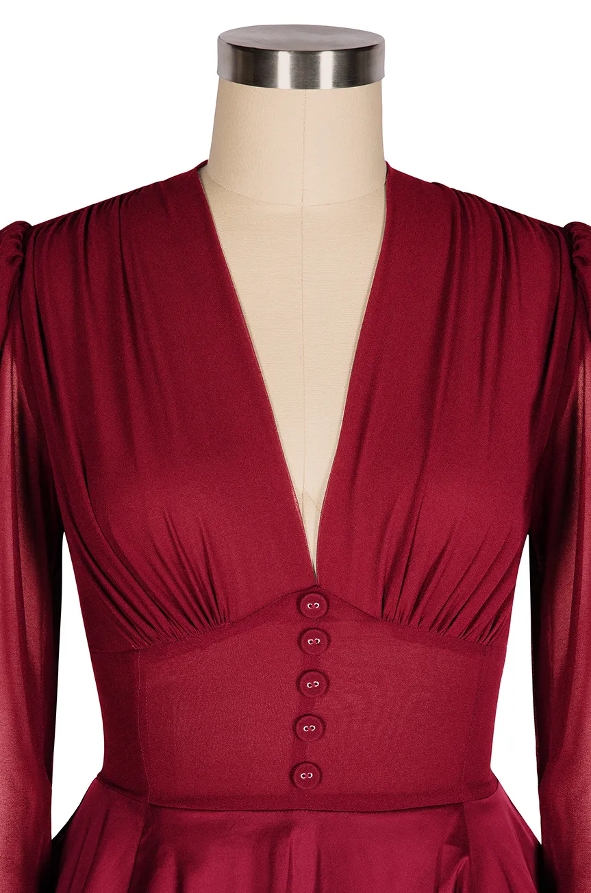 La Fleur Mystique Classic Dress (Red) sold by Kitten D'Amour product image thumbnail 4
