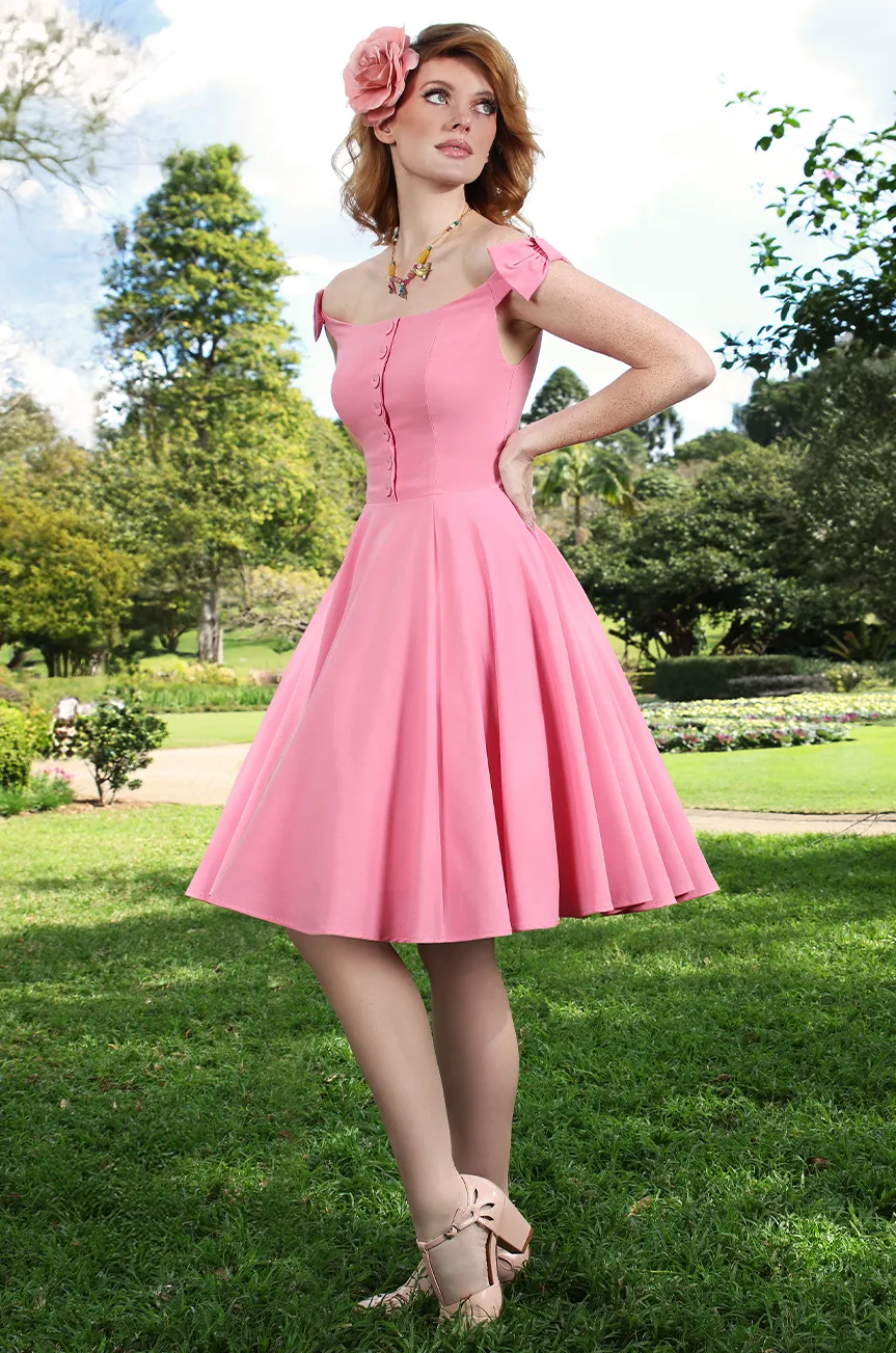 Birdsong Classic Bow Dress sold by Kitten D'Amour