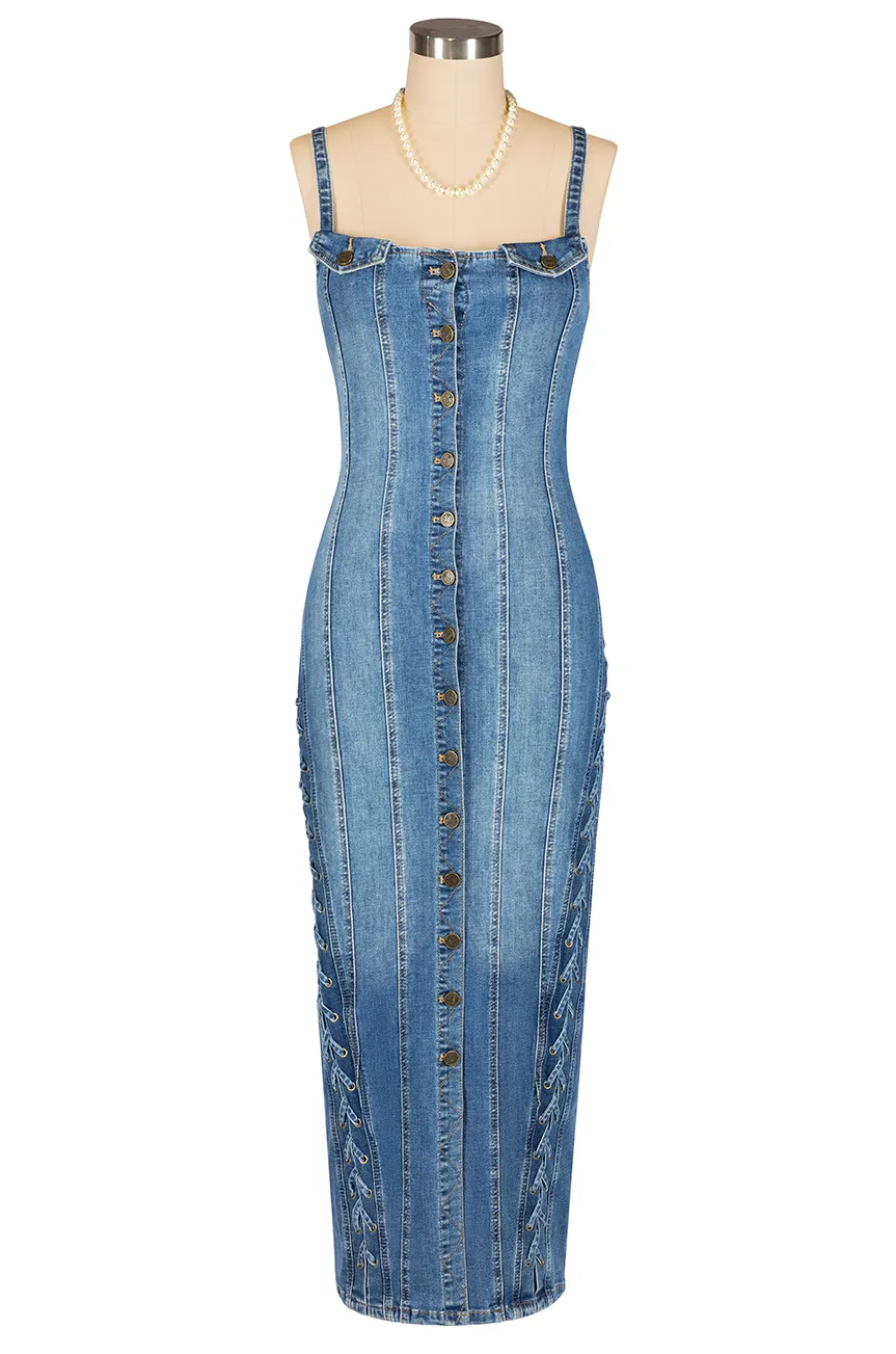 Madison Denim Wiggle Dress sold by Kitten D'Amour product image thumbnail 4