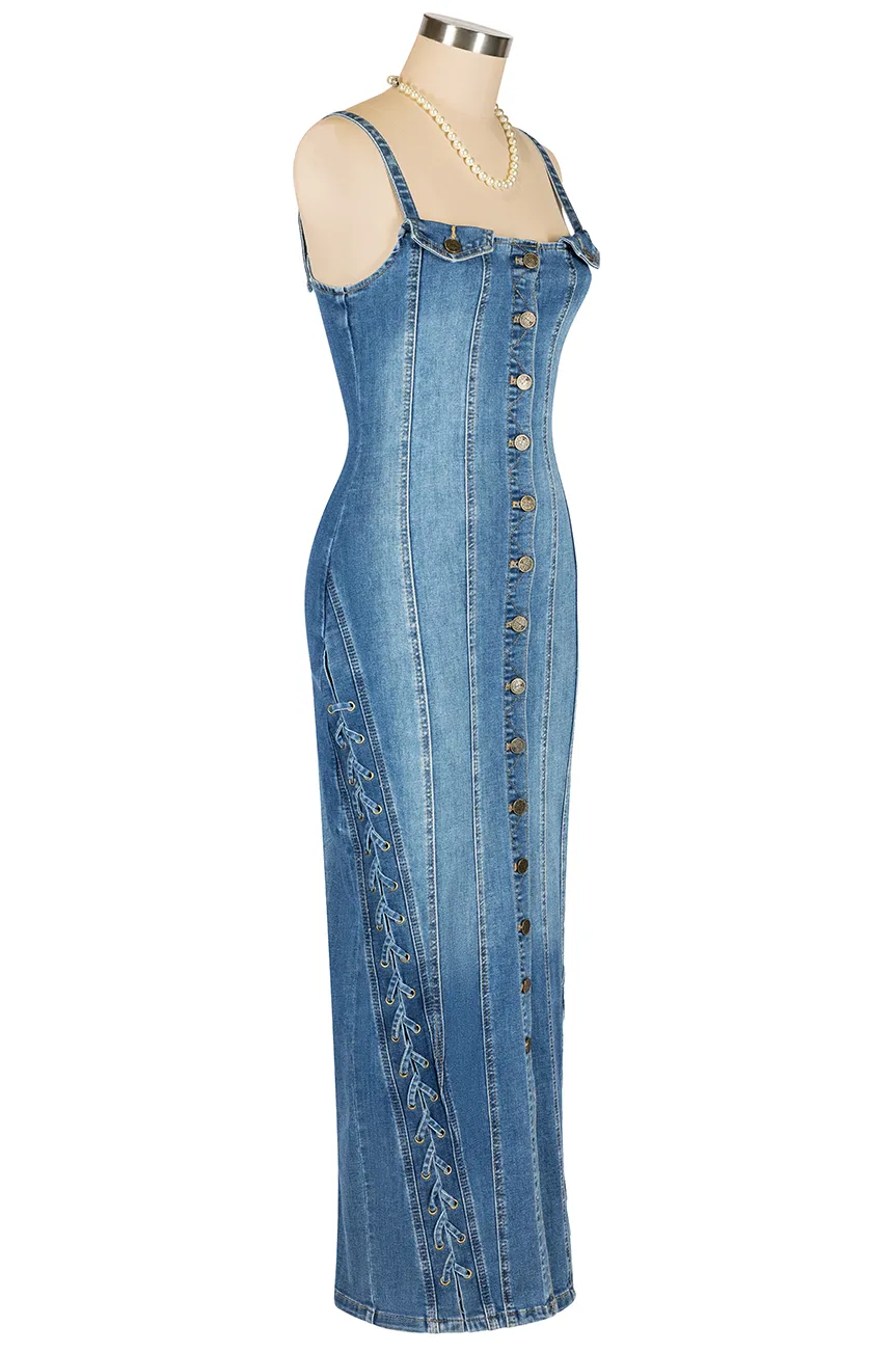 Madison Denim Wiggle Dress sold by Kitten D'Amour product image thumbnail 5