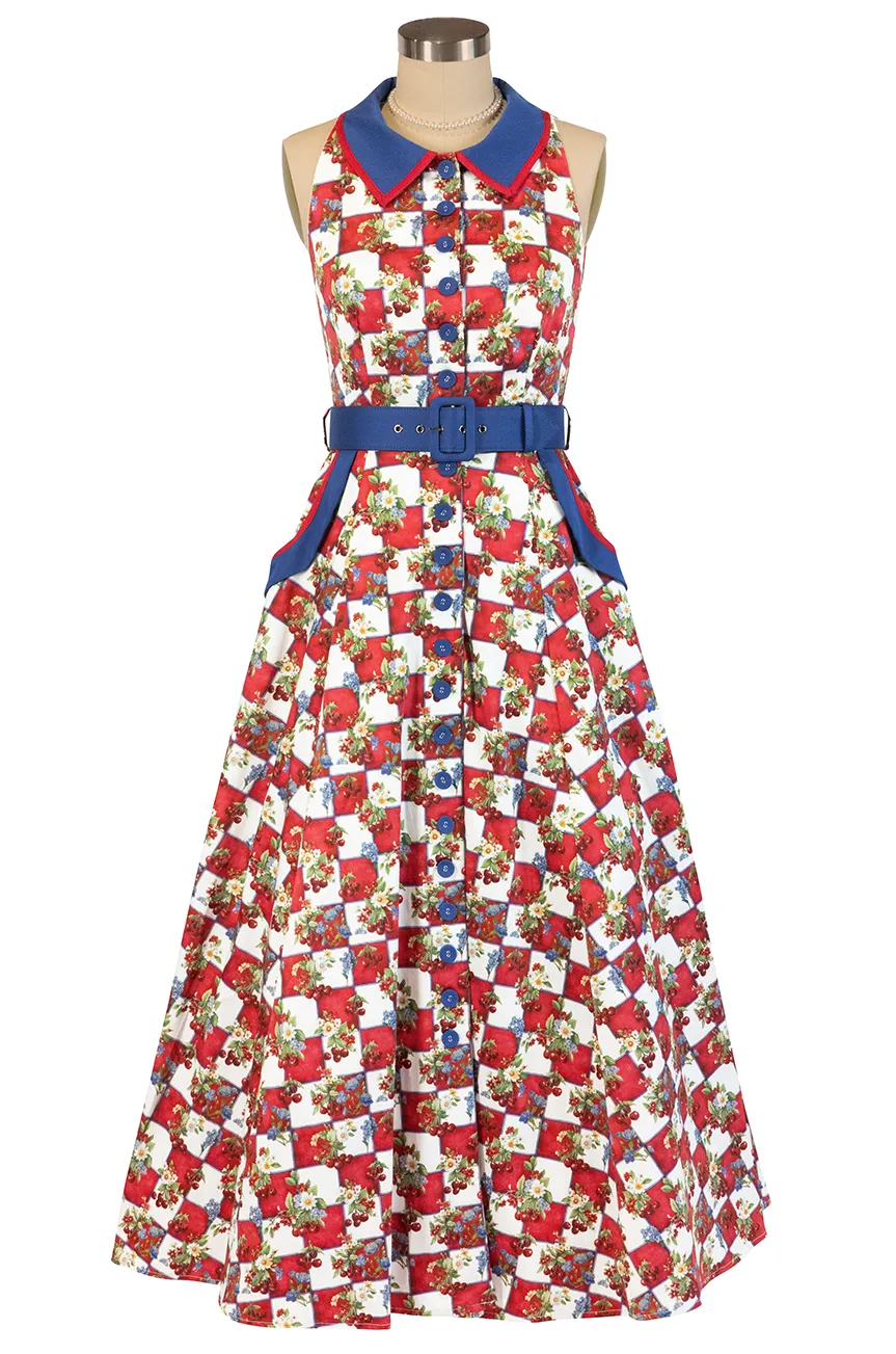 Cherry Bomb Maxi Dress sold by Kitten D'Amour product image thumbnail 4