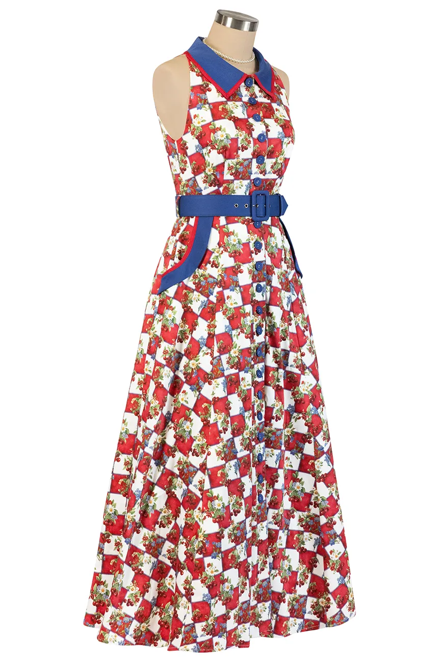 Cherry Bomb Maxi Dress sold by Kitten D'Amour product image thumbnail 5