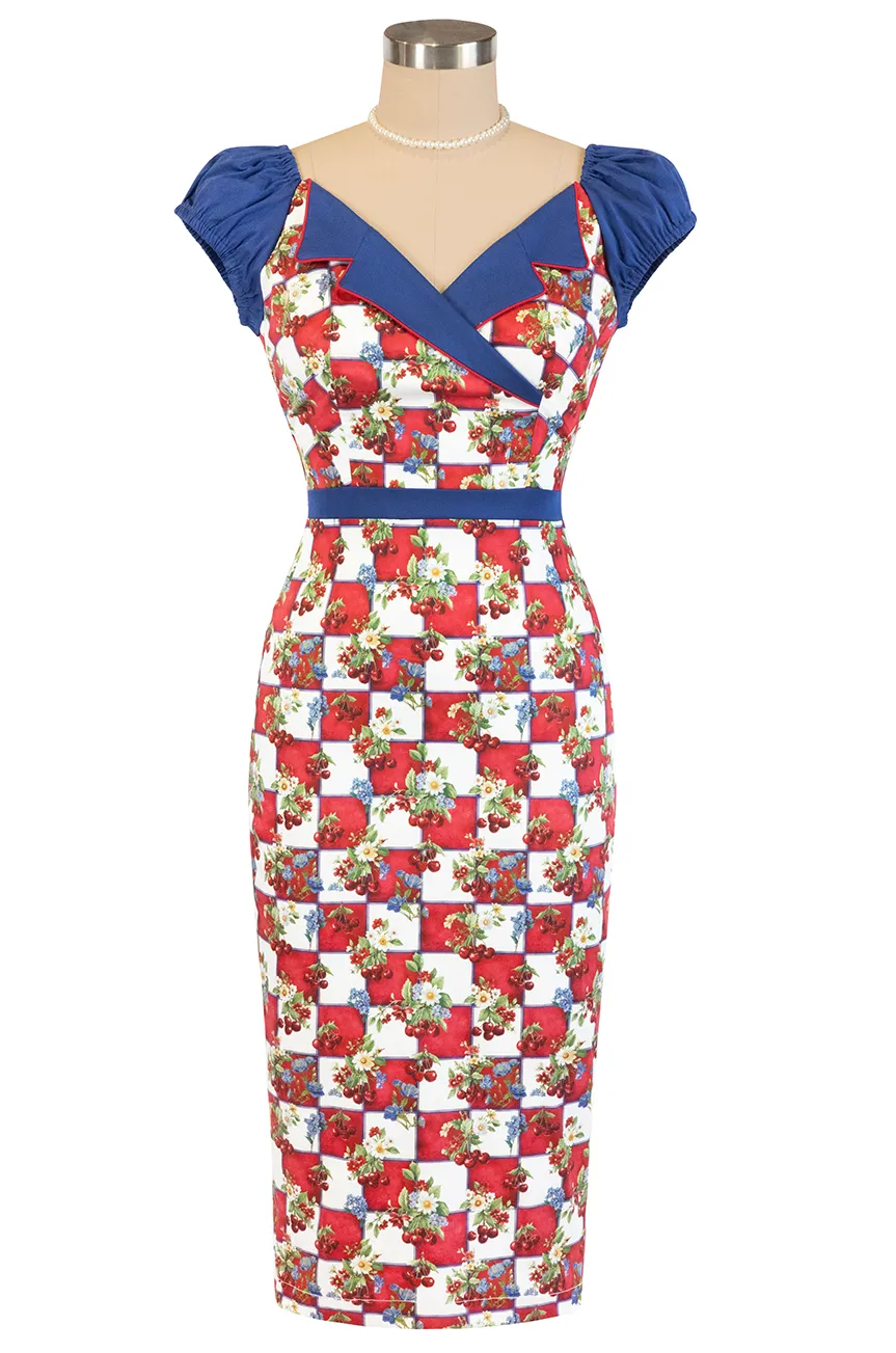 Cherry Bomb Wiggle Dress sold by Kitten D'Amour product image thumbnail 4