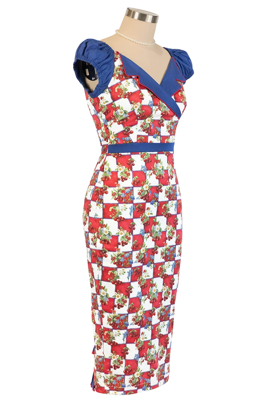 Cherry Bomb Wiggle Dress sold by Kitten D'Amour product image thumbnail 5