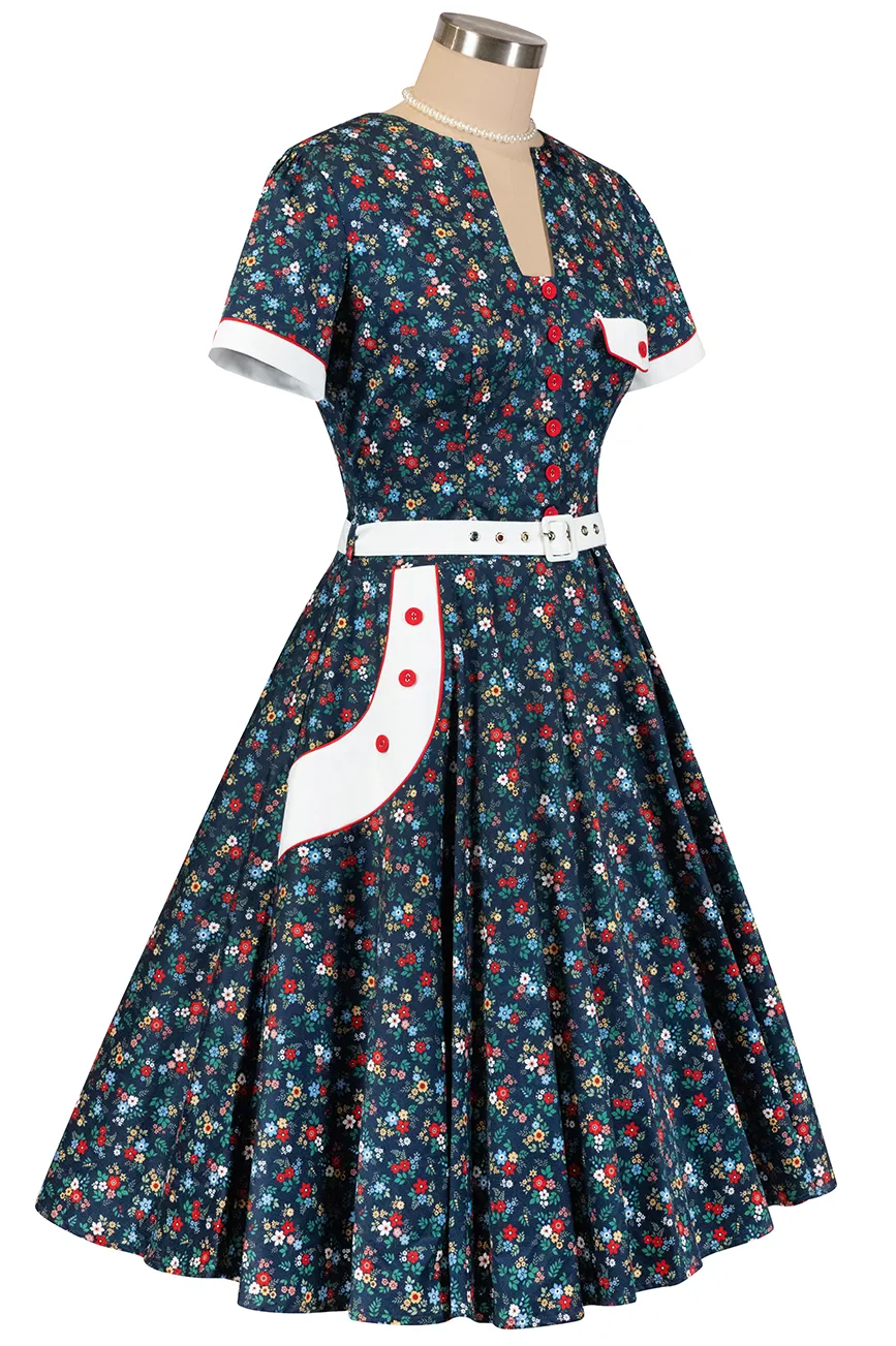 Ditsy Diner Dress sold by Kitten D'Amour product image thumbnail 4