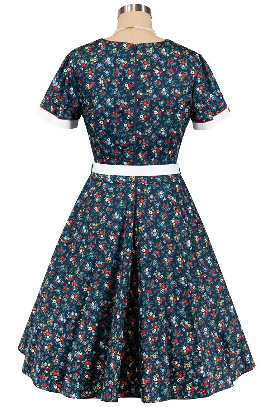 Ditsy Diner Dress sold by Kitten D'Amour product image thumbnail 5