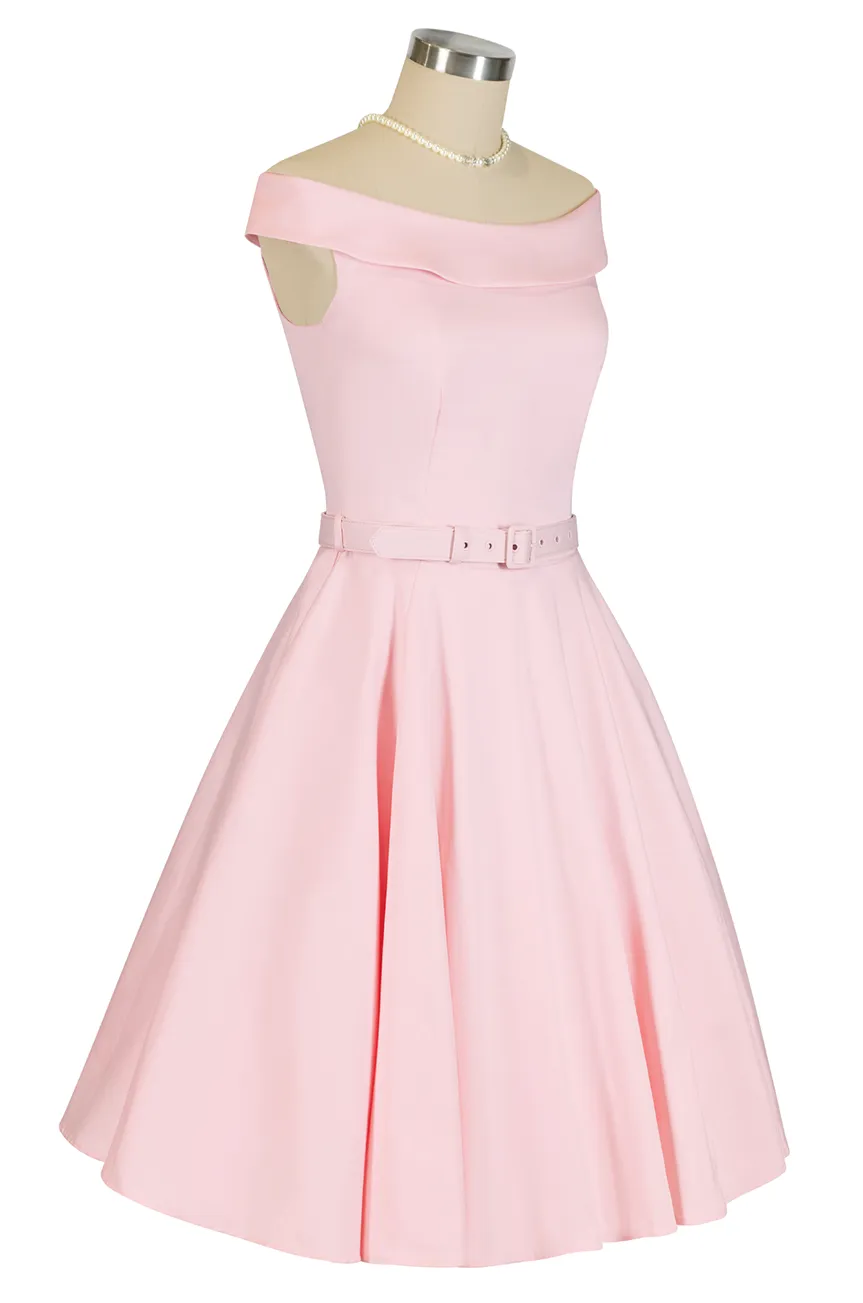 Oriana Belted Dress (Pink) sold by Kitten D'Amour product image thumbnail 5