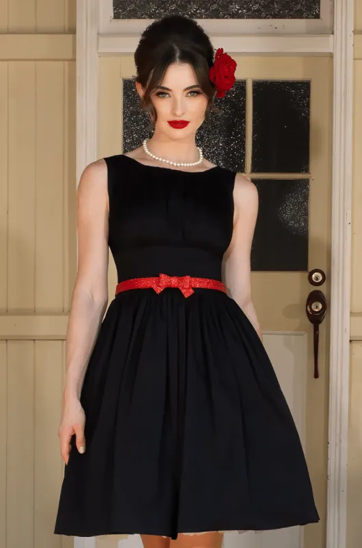 Tea Rose Classic Dress (Black) sold by Kitten D'Amour