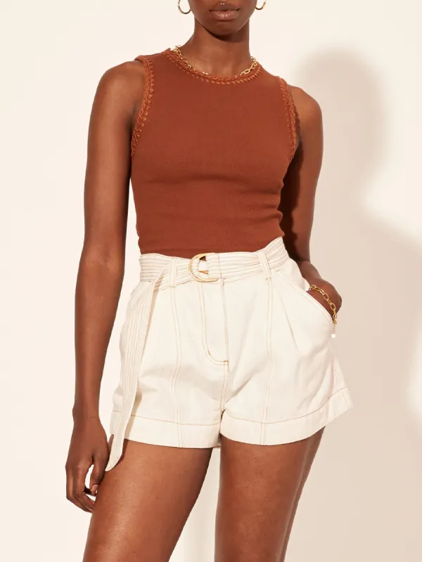 Tallulah High Neck Crop Tank sold by Kivari