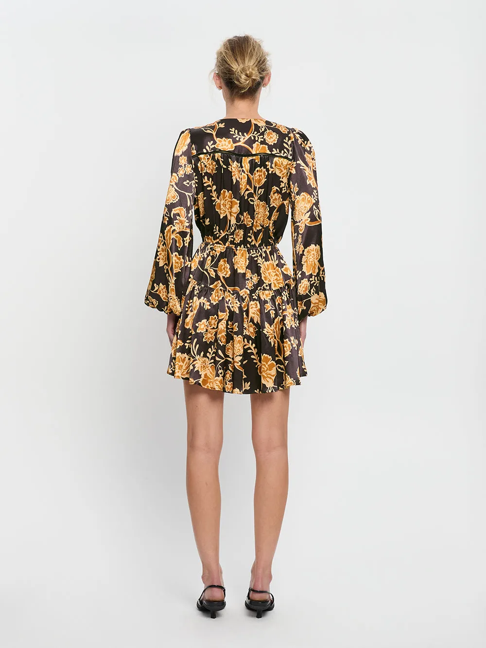 Kaia Tie Front Mini Dress sold by Kivari product image thumbnail 4