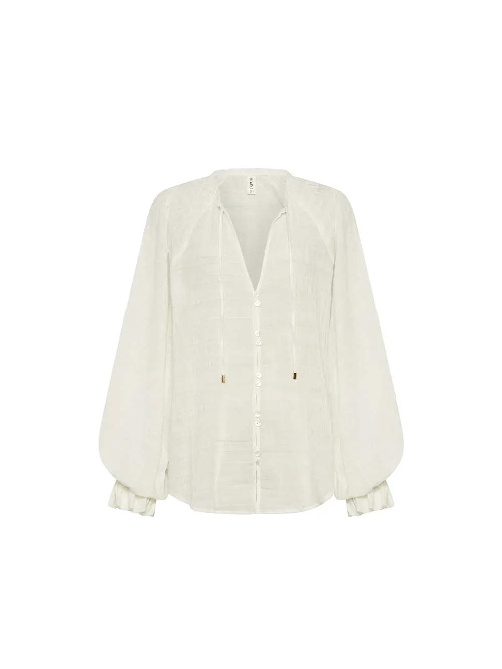 Willow Blouse - White sold by Kivari product image thumbnail 5