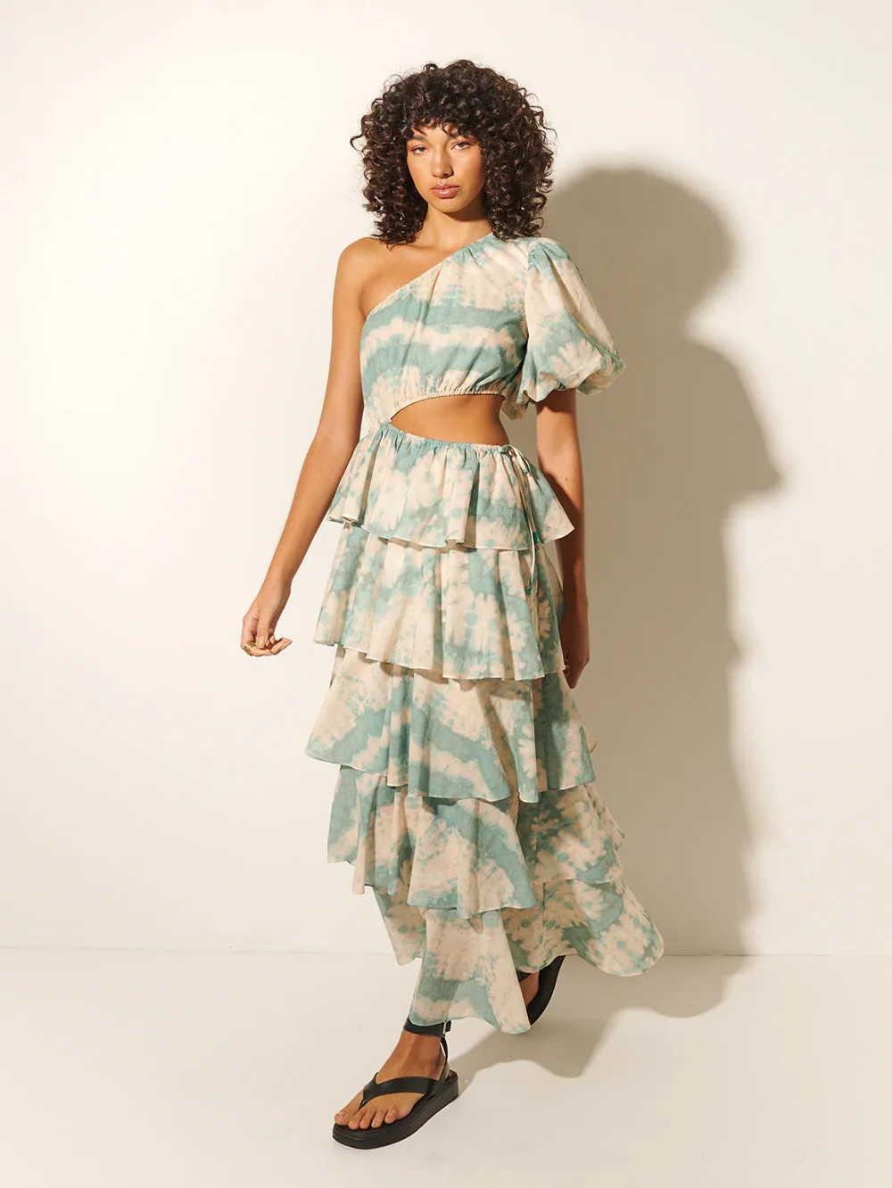 Mirage One Shoulder Maxi Dress sold by Kivari product image thumbnail 5