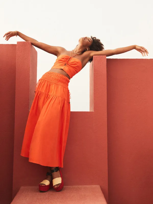 Nora Maxi Skirt sold by Kivari