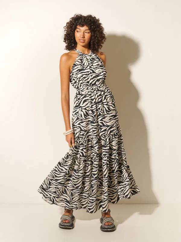 Zenya Halter Maxi Dress sold by Kivari