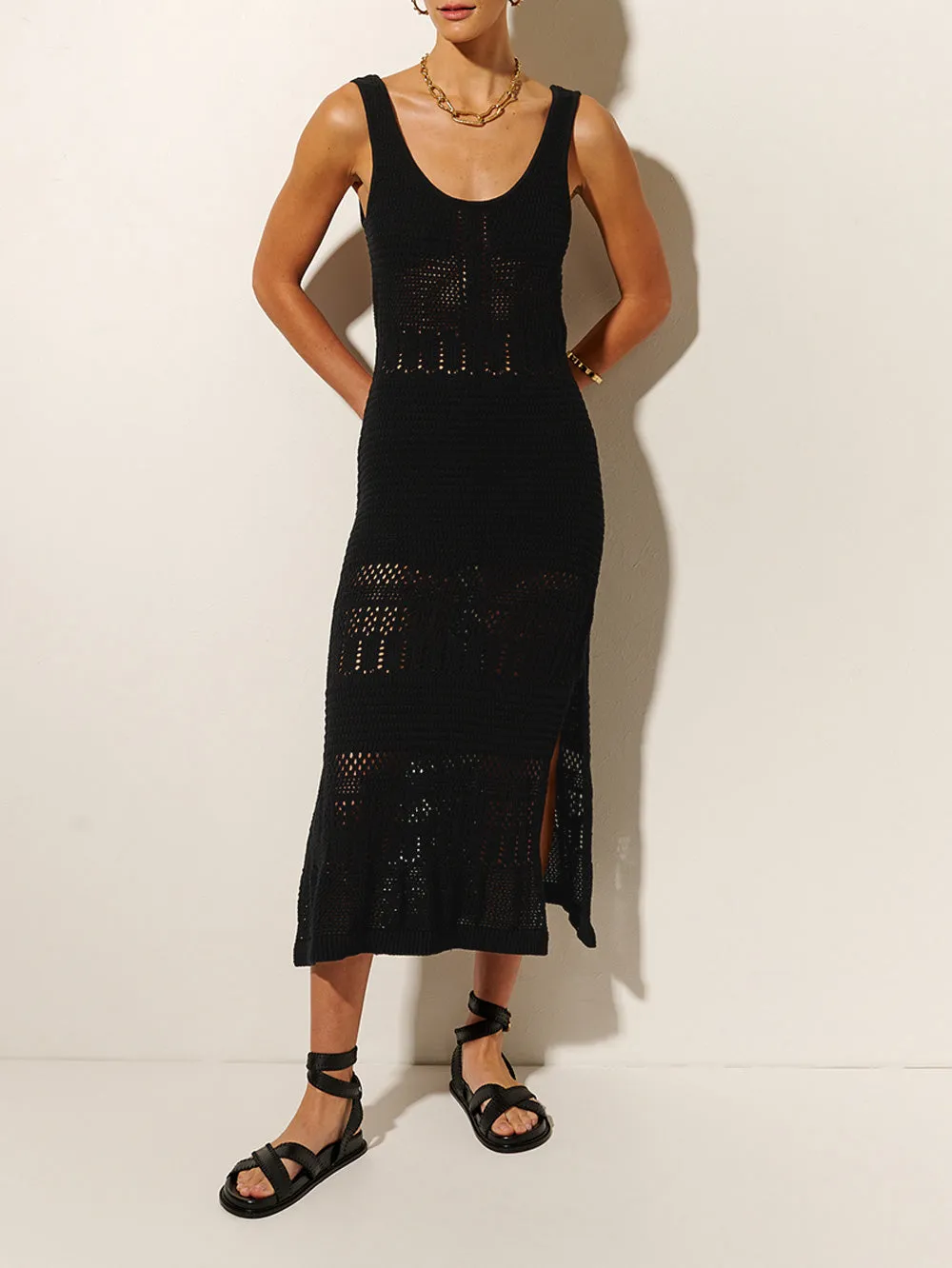 Riza Crochet Midi Dress sold by Kivari product image thumbnail 5