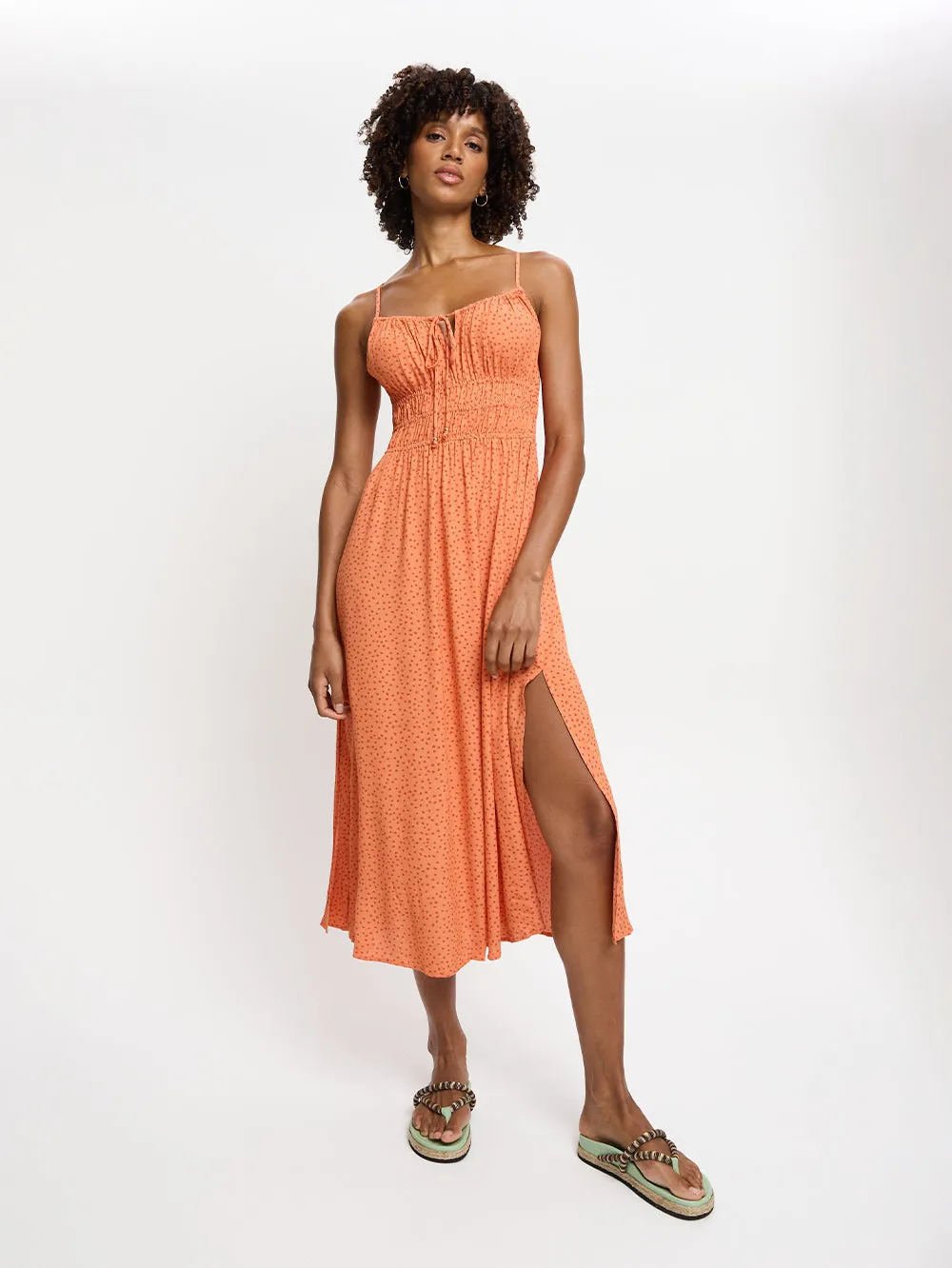Milana Strappy Midi Dress sold by Kivari