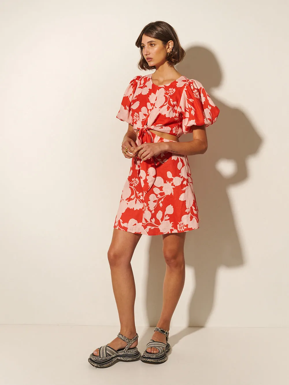 Delfina Cut Out Mini Dress sold by Kivari product image thumbnail 4