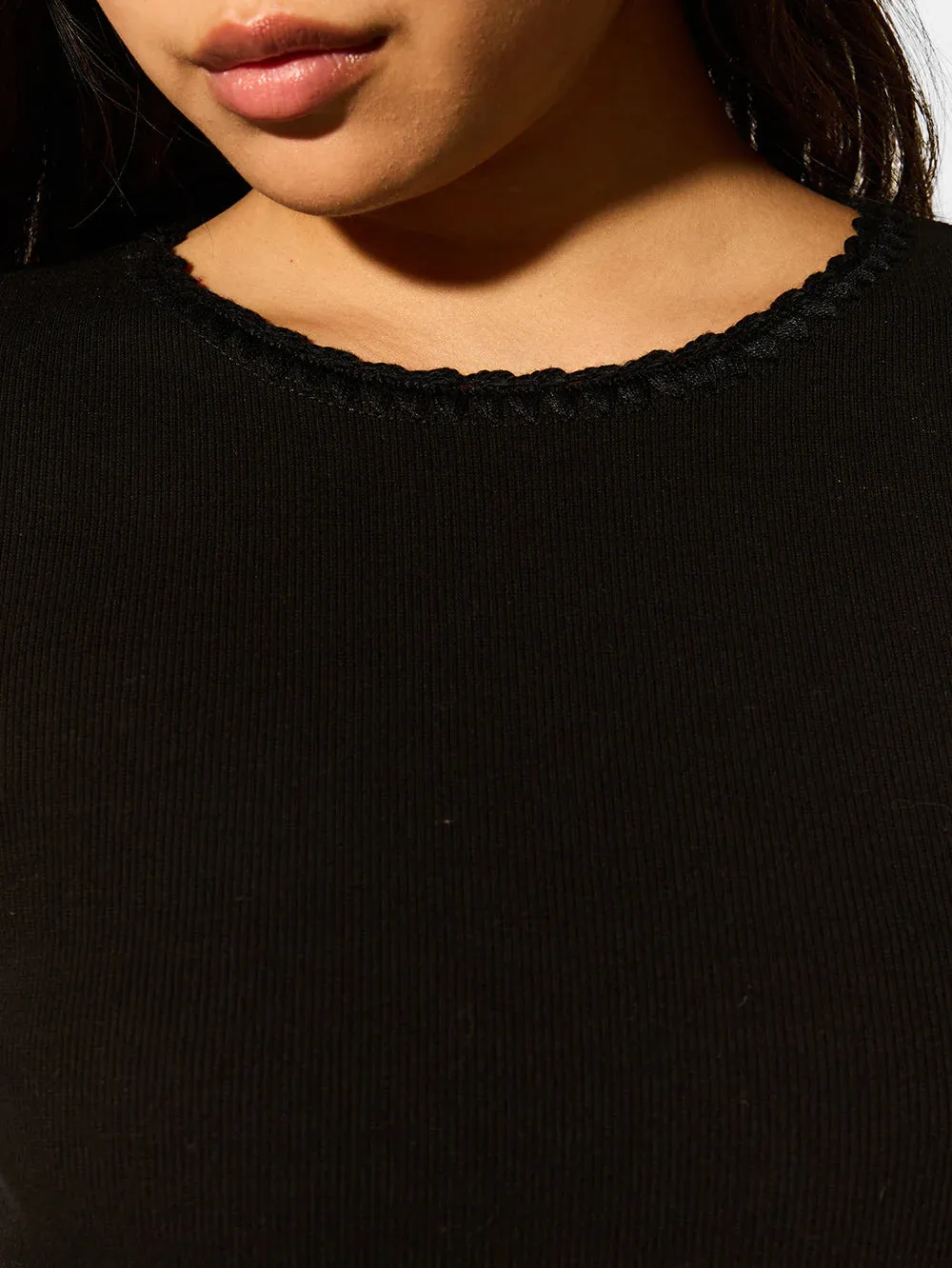 Tallulah Top - Black sold by Kivari product image thumbnail 4