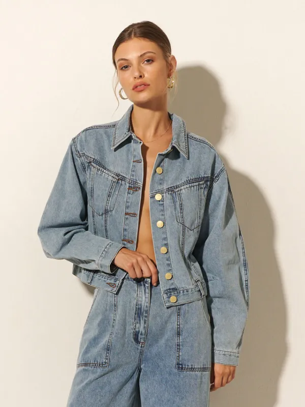 Azalia Denim Jacket made by Kivari