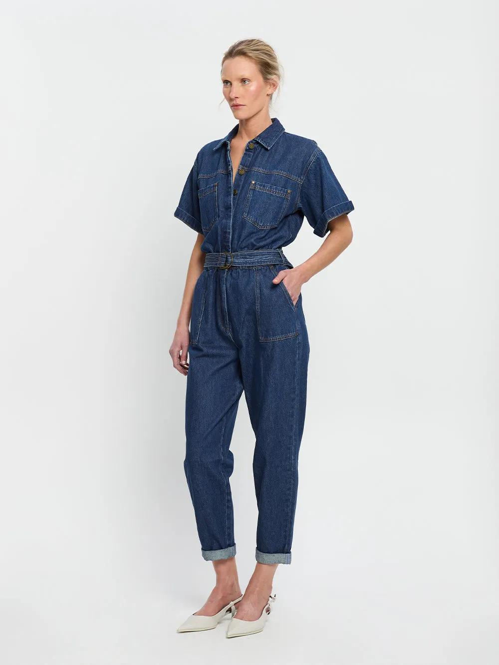 Brae Boilersuit - Indigo sold by Kivari product image thumbnail 2
