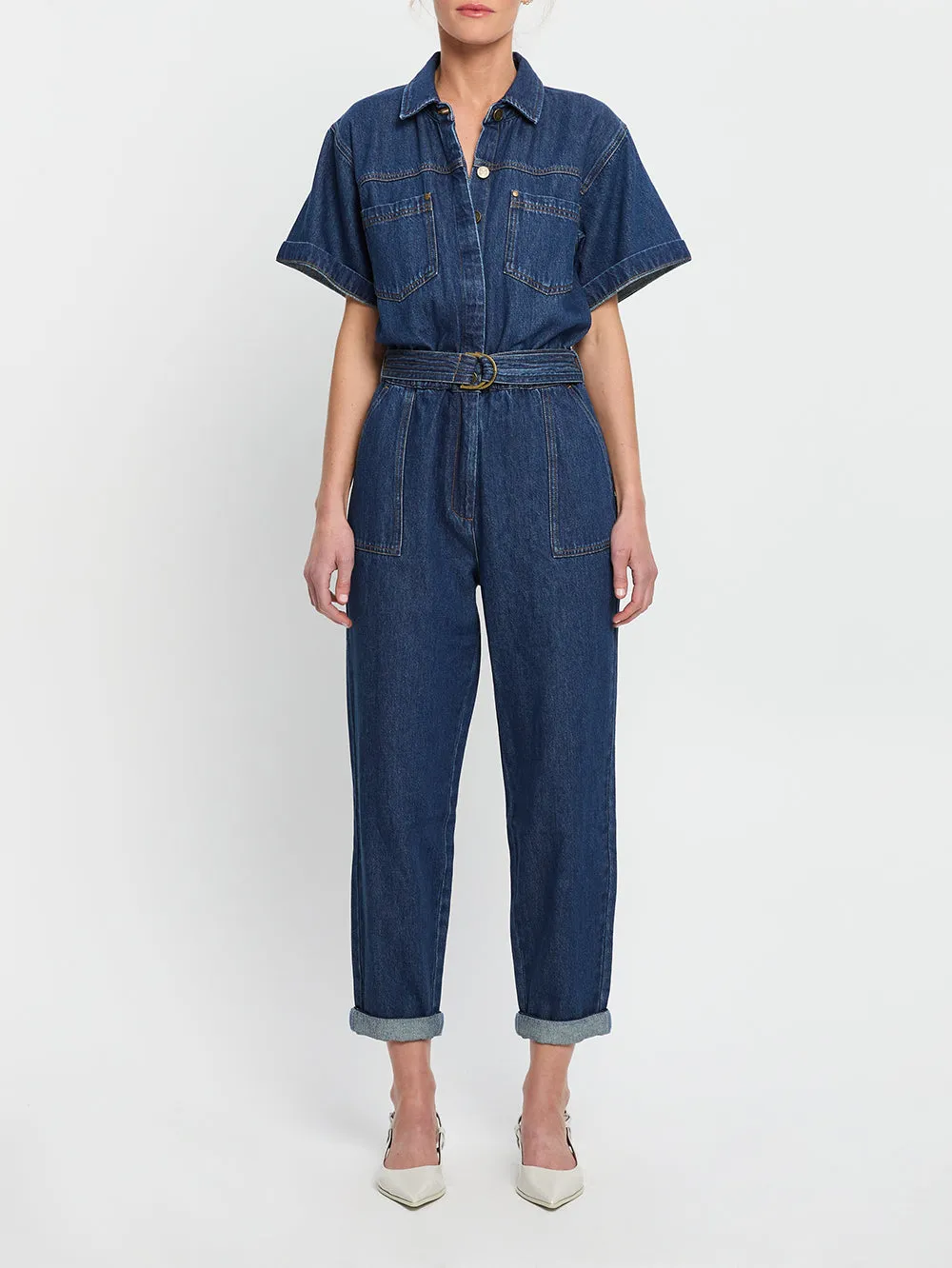 Brae Boilersuit - Indigo sold by Kivari product image thumbnail 5