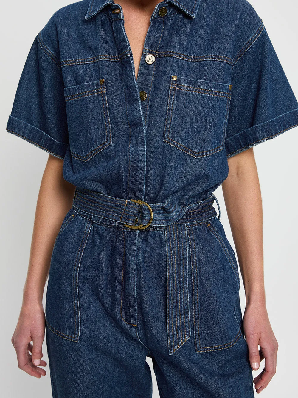 Brae Boilersuit - Indigo sold by Kivari product image thumbnail 4