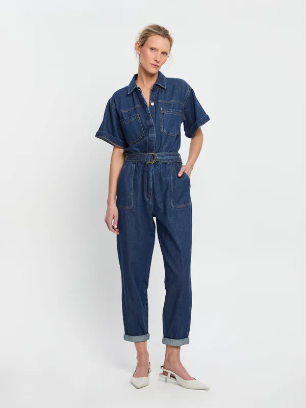Brae Boilersuit - Indigo sold by Kivari