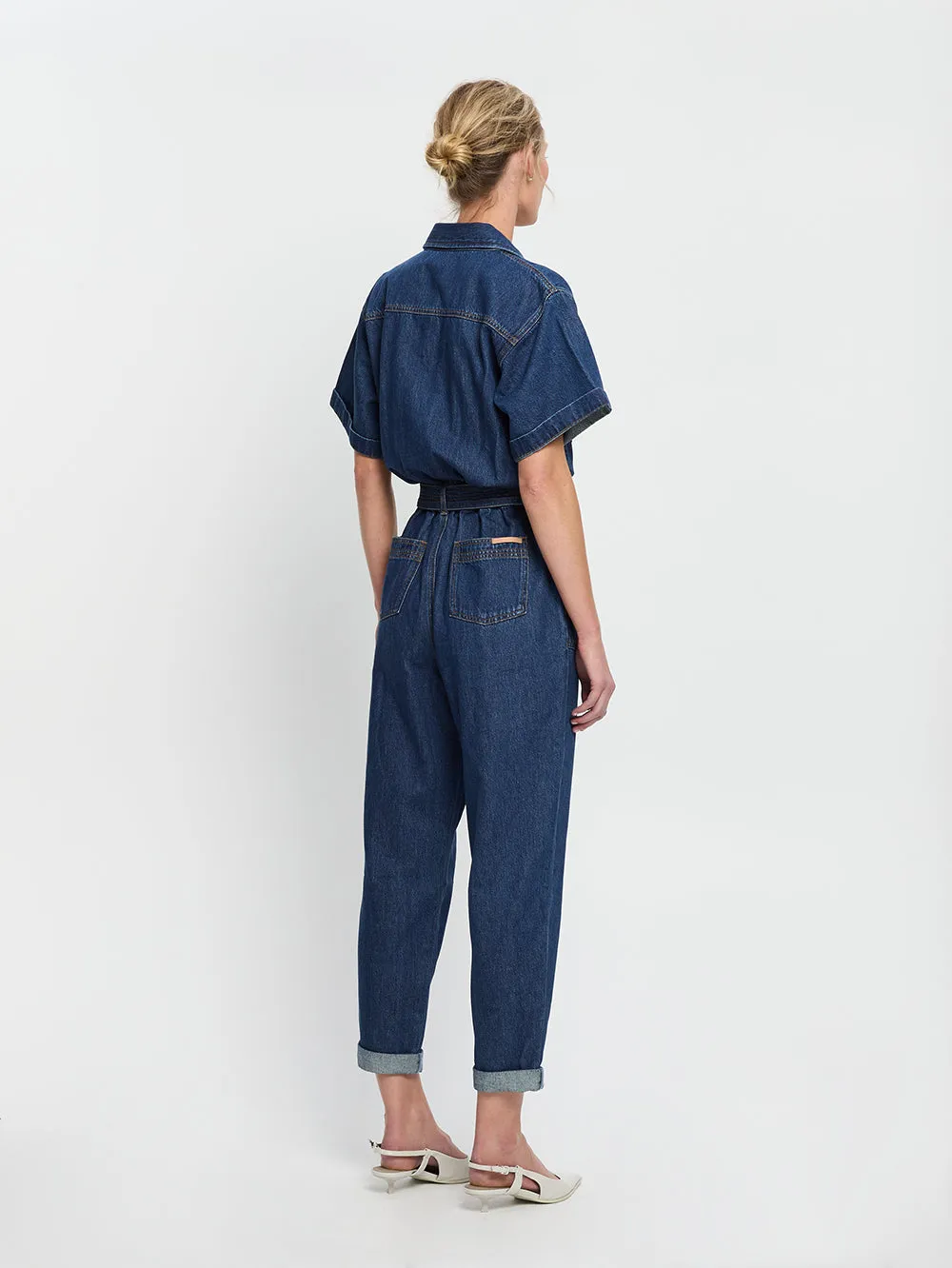 Brae Boilersuit - Indigo sold by Kivari product image thumbnail 3