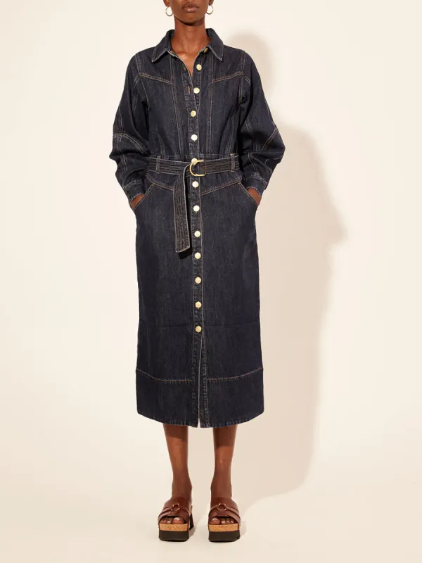 Bonny Denim Midi Dress sold by Kivari