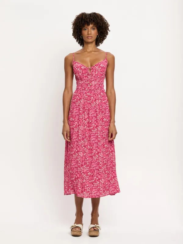 Tamara Strappy Midi Dress sold by Kivari