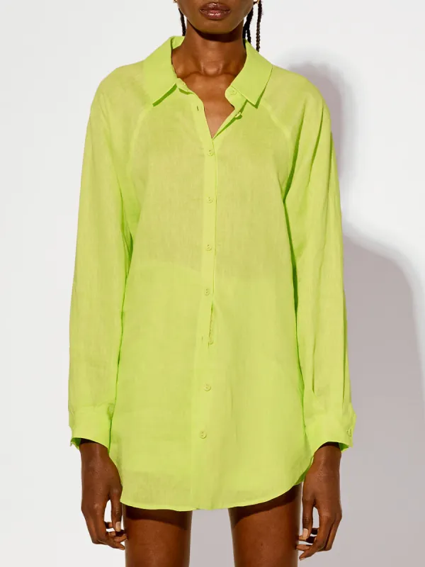 Nikita Shirt - Lime sold by Kivari