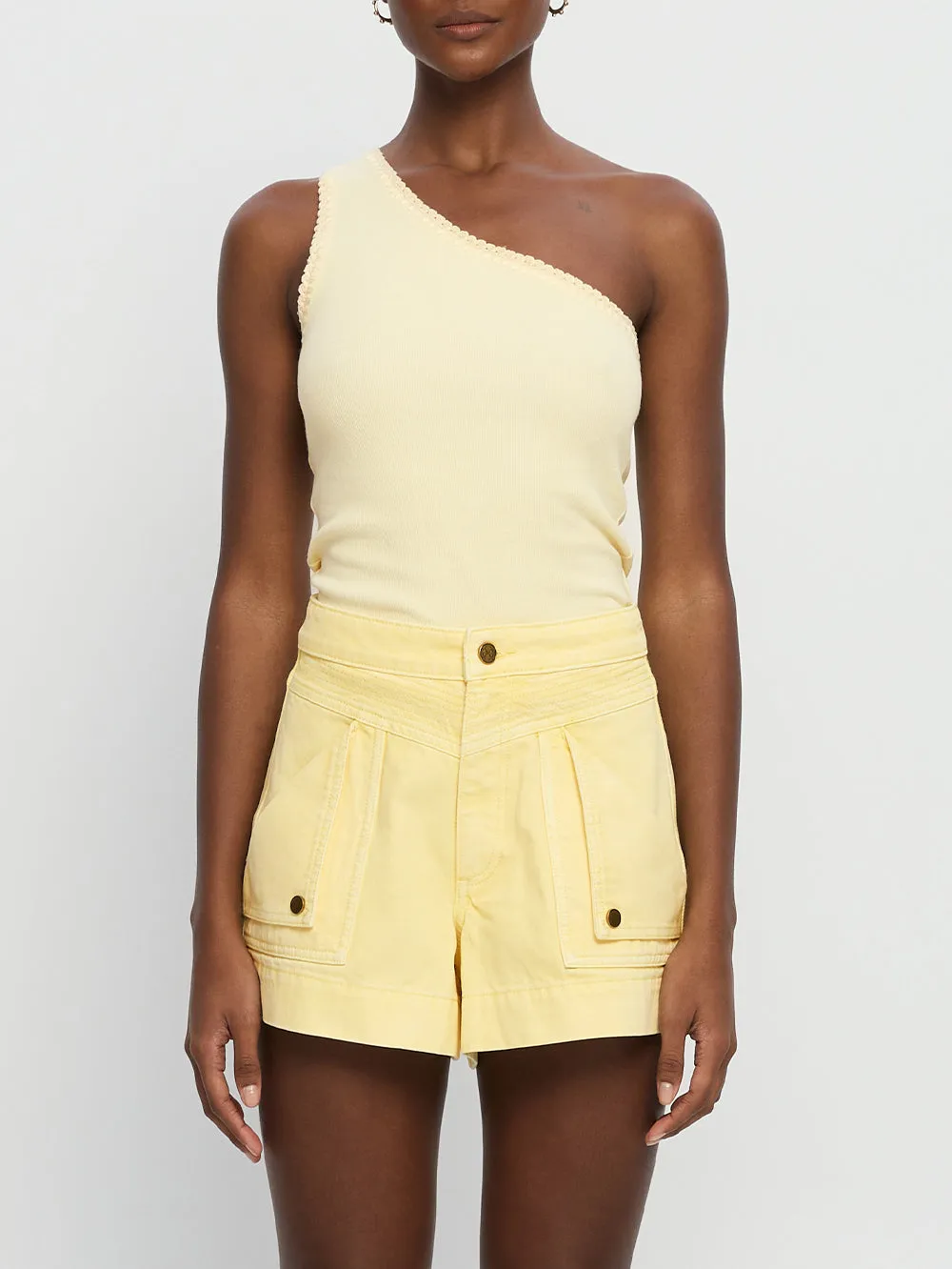 Celene Denim Short - Butter sold by Kivari product image thumbnail 2