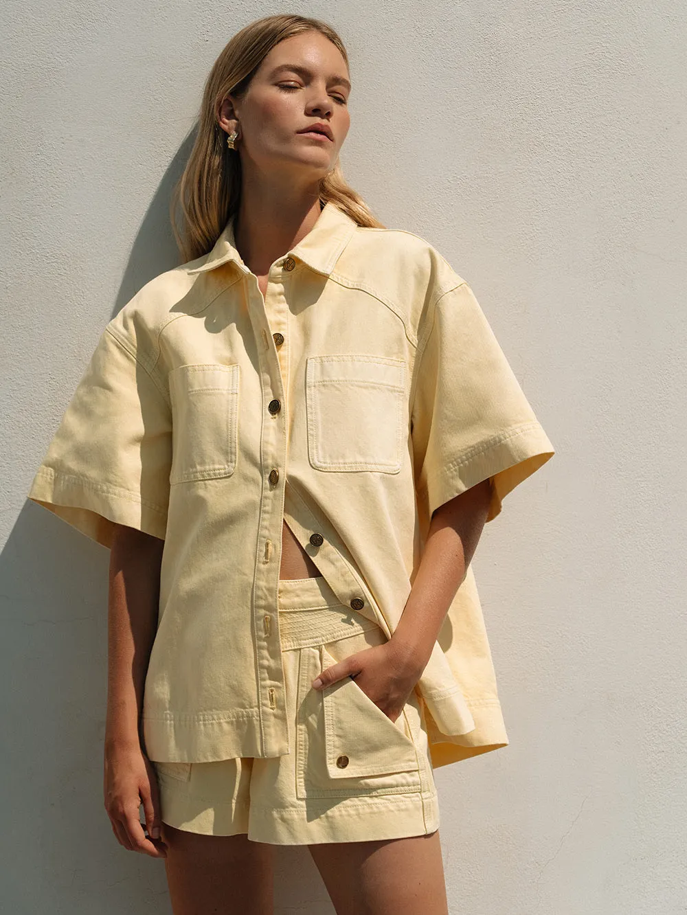 Celene Denim Short - Butter sold by Kivari