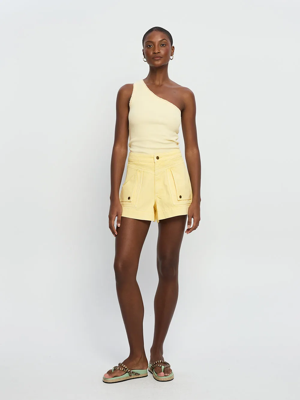 Celene Denim Short - Butter sold by Kivari product image thumbnail 3