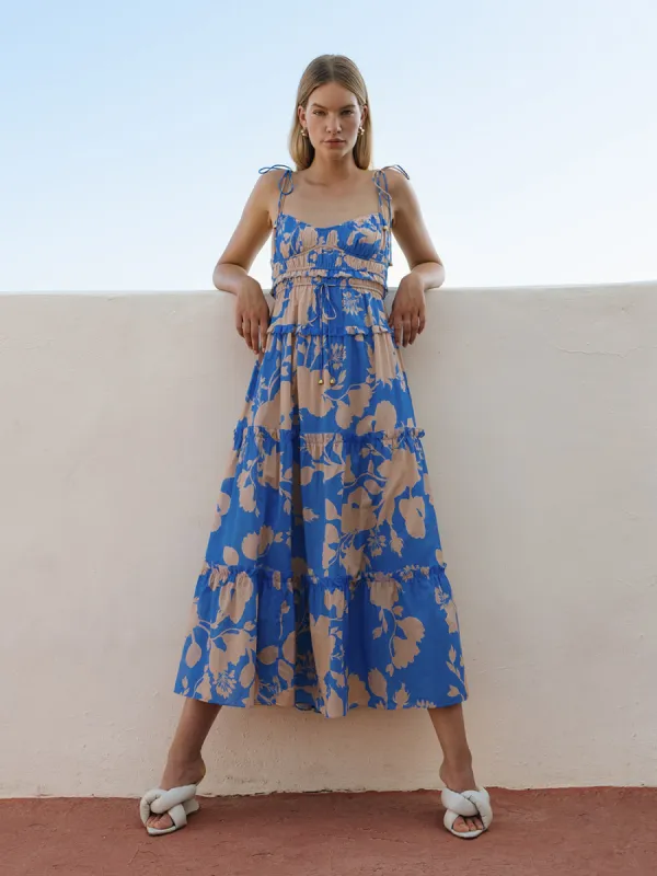 Aurora Strappy Midi Dress sold by Kivari