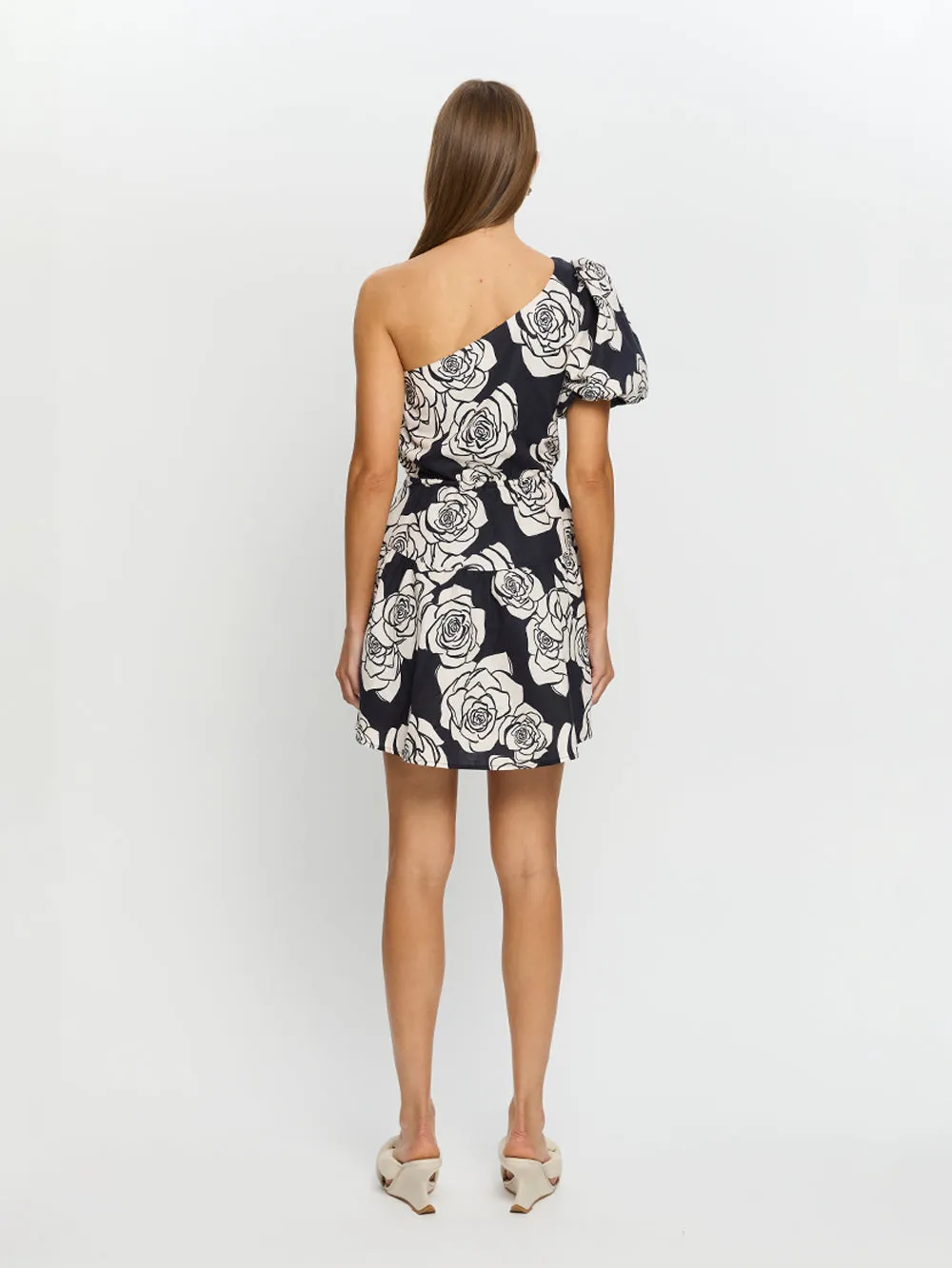 Carmen One Shoulder Mini Dress sold by Kivari product image thumbnail 3